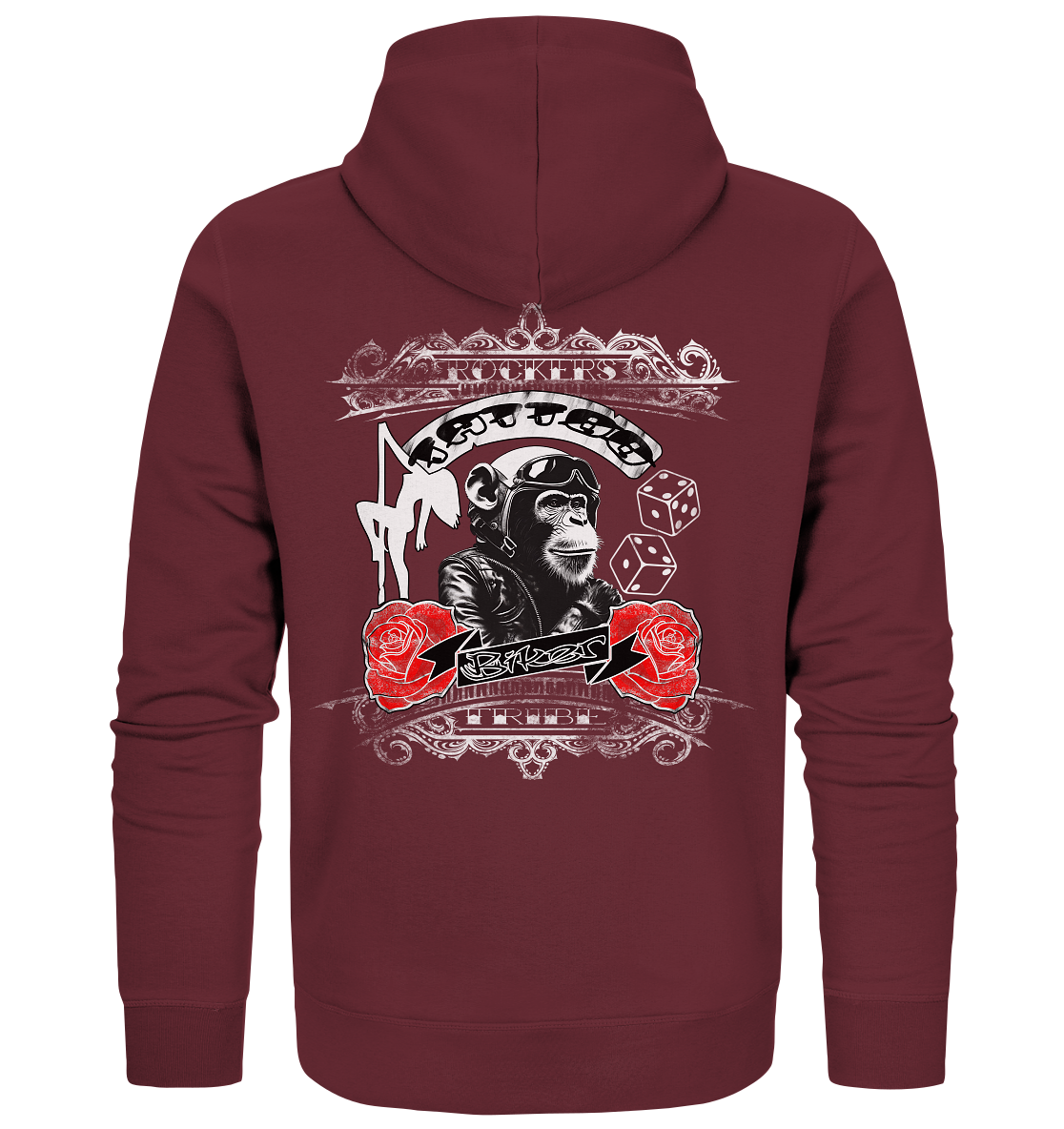 Tattoo Biker - Organic Zipper