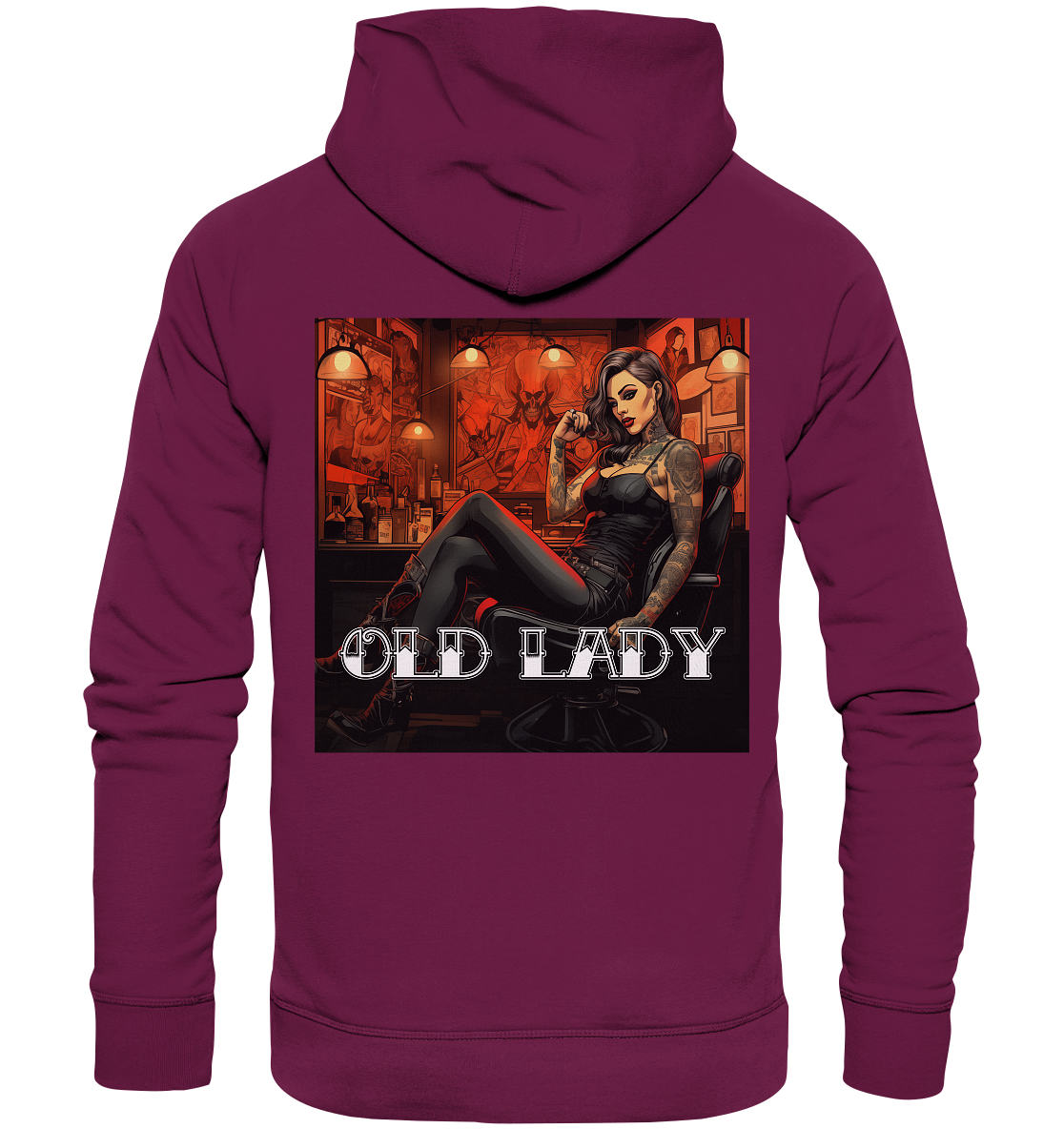 Old-Lady - Premium Unisex Hoodie