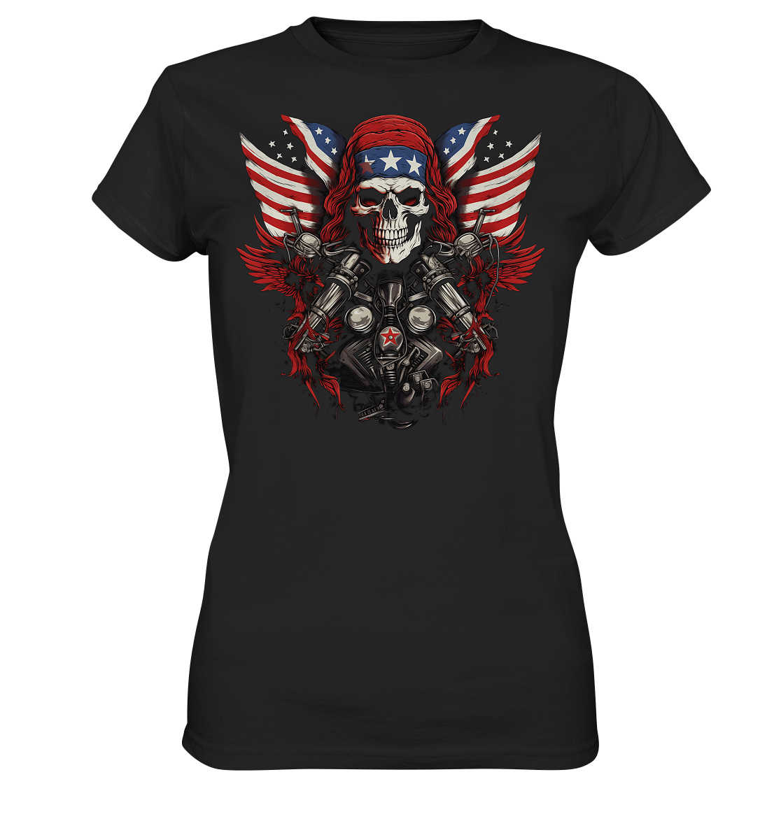 American Biker - Ladies Premium Shirt