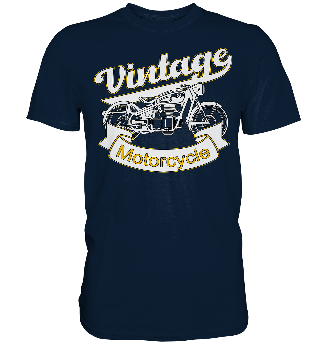 Vintage Motorcycle - Premium Shirt