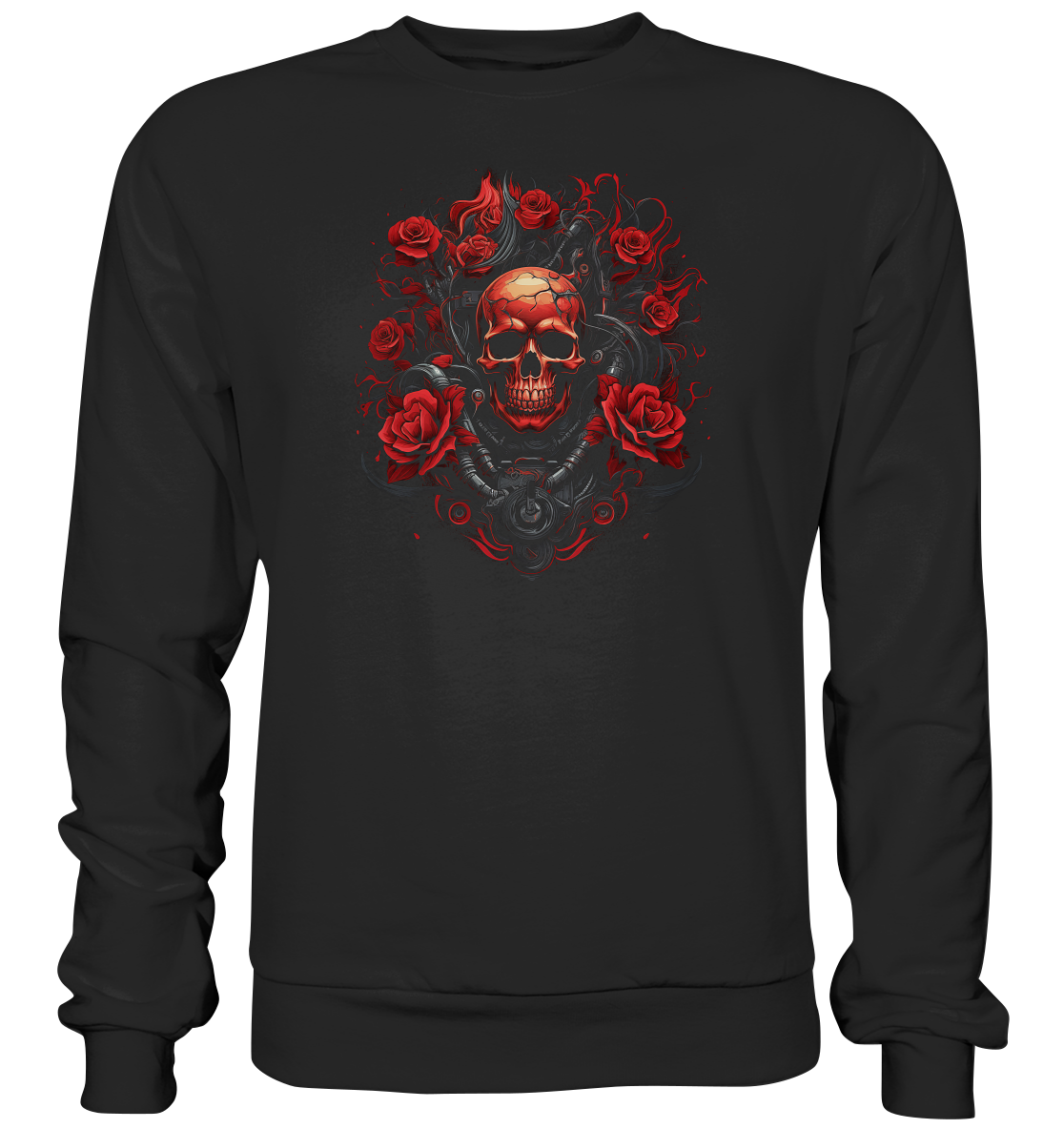 Skull n' Roses - Premium Sweatshirt