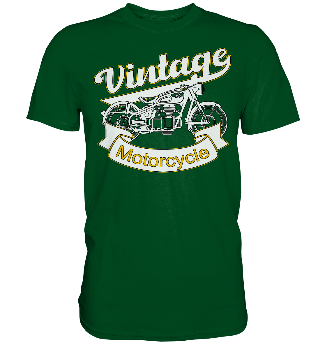 Vintage Motorcycle - Premium Shirt