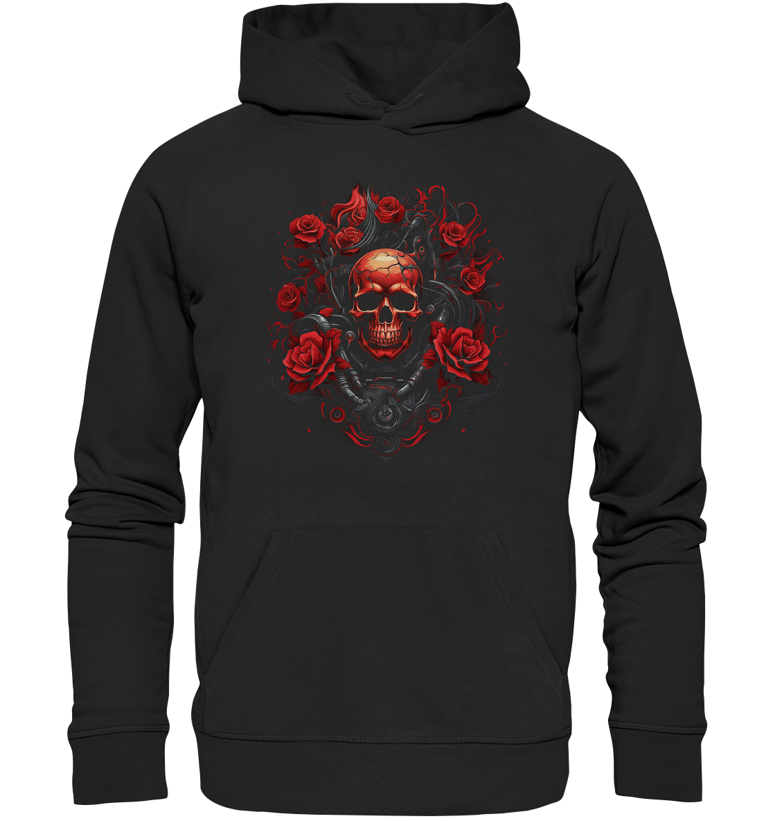 Skull n' Roses - Premium Unisex Hoodie